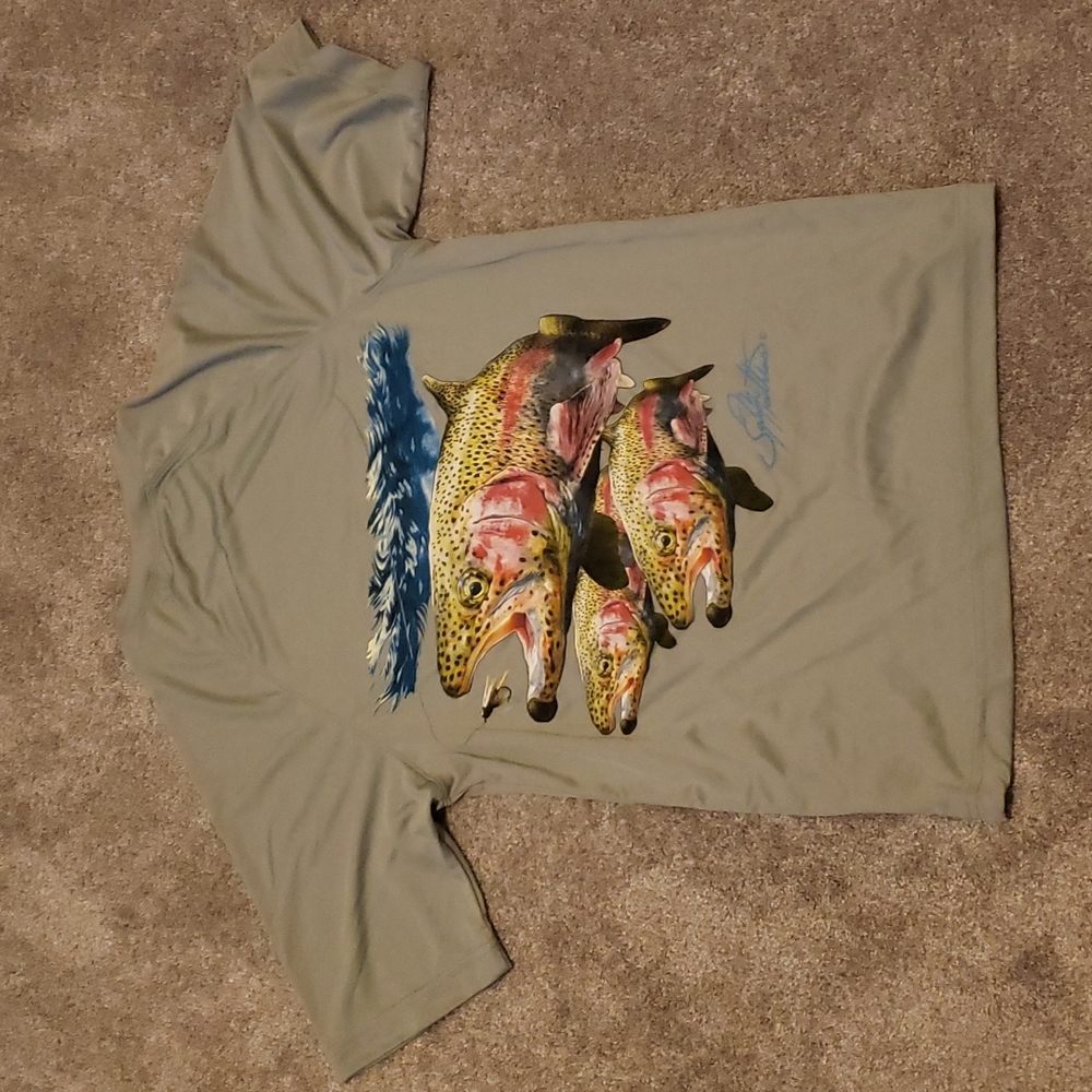 Small World Wide Sportsman Trout Shirt